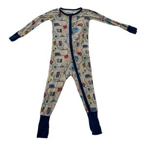 Little Sleepies Road and Vehicle Footie